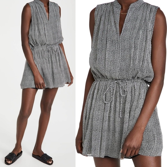rag & bone Dresses & Skirts - Rag & Bone Silk Blend Tie Waist Relaxed Mini Dress